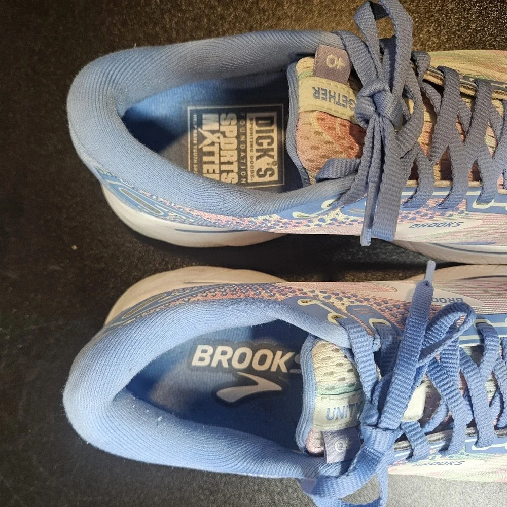 Brooks Womens Ghost 14 Sneakers Size 6.5 Unity Together Dick's Collab - Picture 9 of 10